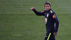 Neymar se entrena y despeja las dudas: será titular con Brasil