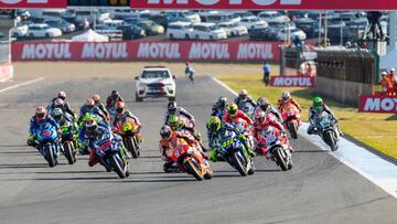 Salida del GP de Japón de 2016.
