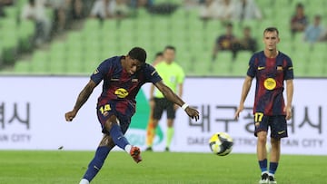 Así fue el primer gol de Rashford con la playera del Barcelona