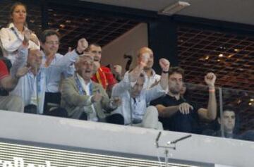 Pau Gasol quiso apoyar desde la grada a la selección.