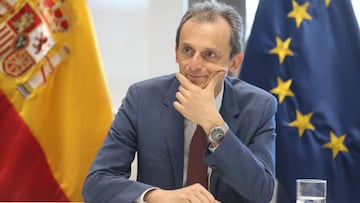 El ministro de Ciencia e Innovación durante una entrevista para Europa Press en la sede del ministerio, en Madrid (España), a 15 de julio de 2020.
15 JULIO 2020 POLÍTICA;GOBIERNO;PSOE
Marta Fernández Jara / Europa Press
15/07/2020