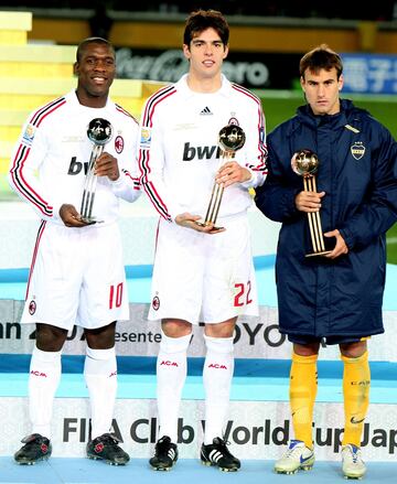 Clarence Seedorf fue Balón de Plata en el Mundial de Clubes de 2007.