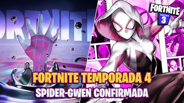 Fortnite Temporada 4: Spider-Gwen confirmada con un teaser