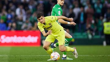 Gerard Moreno, contra el Betis. 