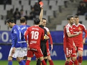 Arzo, ante el Numancia tras recibir el perdón de Competición