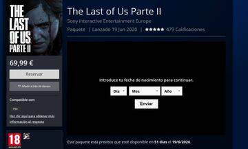 The Last of Us Parte 2 en PS Store.