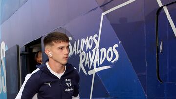 Luca Orellano of Monterrey during the round of 16 first leg match between CF Monterrey and Cruz Azul as part of the CONCACAF Champions Cup 2026, at BBVA Bancomer Stadium, on March 10, 2026 in Monterrey, Nuevo Leon, Mexico.