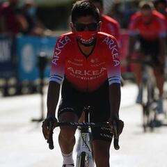 Reacciones de Superman López y Nairo en la 1° etapa del Dauphiné