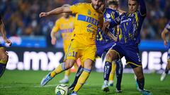 Andre-Pierre Gignac of Tigres during the game Tigres UANL vs Atletico San Luis, corresponding to Round 04 of the Torneo Clausura 2023 of the Liga BBVA MX, at Universitario Stadium, on January 28, 2023.

<br><br>

Andre-Pierre Gignac de Tigres durante el partido Tigres UANL vs Atletico San Luis, Correspondiente a la Jornada 04 del Torneo Clausura 2023 de la Liga BBVA MX, en el Estadio Universitario, el 28 de Enero de 2023.