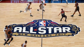 Acci&oacute;n del All Star Game celebrado en Nueva Orleans.