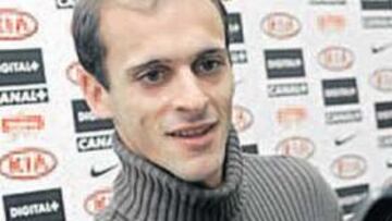 Pernía, con el Recre.