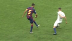 Gran fallo de Busquets: La inusual jugada que costó el 0-1