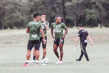 Atlético Nacional tuvo su primer entrenamientos antes de enfrentar a Millonarios en la Florida Cup. Los verdes trabajaron en el Omni Champions Gate.