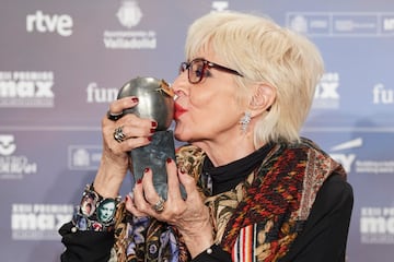 La actriz Concha Velasco recibió el premio Max Honorífico durante la ceremonia de entrega de premios MAX 2019 en el Teatro Calderón en Valladolid, España.