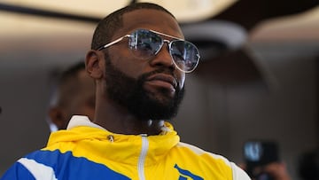 Floyd Mayweather will step into the ring for another exhibition bout, against former sparring partner Don Moore, on the Burj Al Arab helipad in Dubai