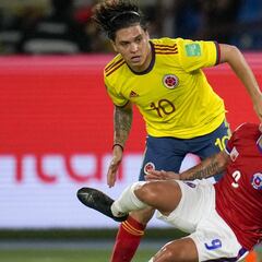 Chile cae ante Colombia y comienza a alejarse de Qatar