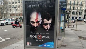God of War protagoniza el Día del Padre en calles de España
