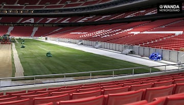 The Wanda Metropolitano pitch will be kept hydrated with a 48-sprinkler watering system,