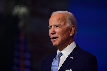 How was the first call between Biden and Vladimir Putin?