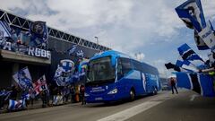 02/05/21  PARTIDO SEGUNDA DIVISION 
 RCD ESPANYOL - MALAGA 
 Llegada RCD Espanyol SEGUIDORES  AUTOCAR 