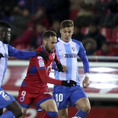 Problemas en el Málaga: seis bajas y dos dudas para viajar a Tarragona