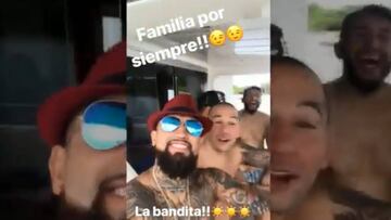 Vidal se divierte en vacaciones: ¡cantó con sus amigos!