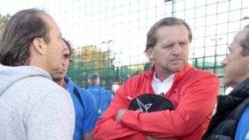 Schuster, en el acto de veteranos.