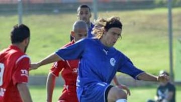 <b>ESPERADO. </b>Sangoy, durante un partido disputado con su actual equipo, el Apollon Limassol.