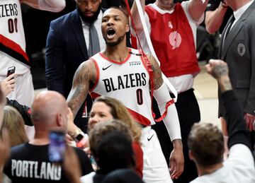 Portland Trail Blazers vencieron a Oklahoma City Thunder en los Playoffs de la NBA