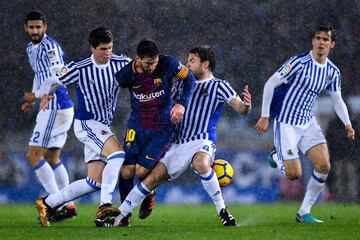 Real Sociedad 2-4 Levante | El Luis Suárez rescató a un Barça perdido que llegó a perder por 2-0 para acabar una primera vuelta para enmarcar.

