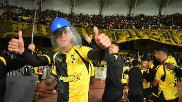 Futbol, Coquimbo Unido vs Everton.
Fecha 20, campeonato nacional 2025.
Los jugadores de Coquimbo Unido celebran tras el partido de primera division contra Everton realizado en el estadio Francisco Sanchez Rumoroso de Coquimbo, Chile.
17/08/2025
Alejandro Pizarro/Photosport
Football, Coquimbo Unido vs Everton.
20th round, 2025 national championship.
Coquimbo Unido’s players celebrates after the first division match against Everton at the Francisco Sanchez Rumoroso stadium in Coquimbo, Chile.
17/08/2025
Raul Zamora/Photosport