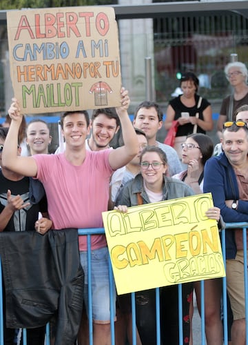 Alberto Contador raced for the last time in the final stage of the Vuelta a España in Madrid after a career that reaped two Tours de France, two Giros and two Vueltas. The whole race has been special," said Contador after his final appearance. "Yesterday