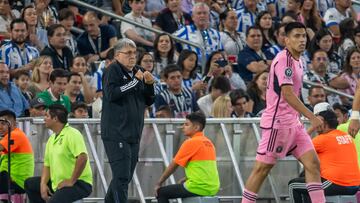 Gerardo Martino durante el partido de Concacaf Champions Cup con Inter Miami