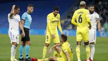 25/09/21 PARTIDO PRIMERA DIVISION 
 REAL MADRID - VILLARREAL 
 GIL MANZANO ARBITRO 
 FALTA A FOYTH 