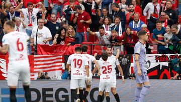 Celebración sevillista.