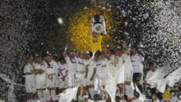 CIFRAS HISTÓRICAS. El Madrid ganó su Liga número 32 con 100 puntos y 121 goles.