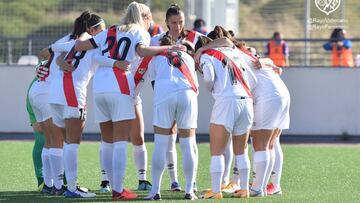 Jugadoras del Rayo Vallecano. 