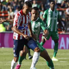 Nacional pierde con Junior en el día del hincha verdolaga