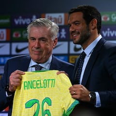 Samir Xaud, presidente de la CBF: “Ancelotti va a unir a Brasil”