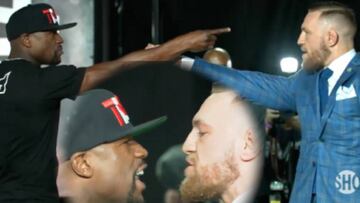 Mayweather y Mcgregor no se aguantan más: agresividad total en el segundo cara a cara