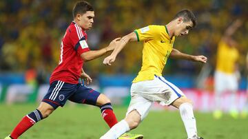 Juan Fernando Quintero fue uno de los jugadores más jóvenes de ese plantel colombiano en 2014. Con 21 años jugó tres partidos, uno como titular ante Japón y marcó gol frente a Costa de Marfíl. Era el recambio de James Rodríguez en la posición de enganche.