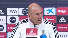 La inusual reacción de Zidane ante una pregunta incómoda