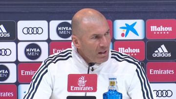 La inusual reacción de Zidane ante una pregunta incómoda