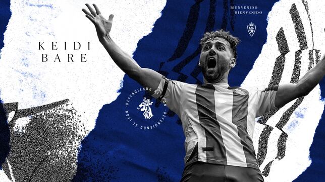 Oficial: Keidi Bare, séptimo fichaje del Zaragoza