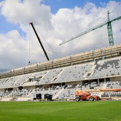 Las obras de la nueva ‘casa’ donde jugará la Real B la próxima temporada, a punto de finalizar