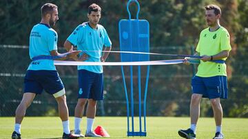 Entrenamiento del Espanyol.