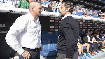 Pepe Mel y Quique S&aacute;nchez Flores.