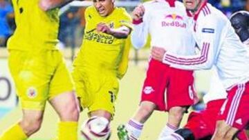 <b>FALTÓ ACIERTO. </b>El conjunto amarillo dispuso de varias ocasiones, pero no encontró el camino del gol y acabó despidiéndose de la liguilla con una derrota.