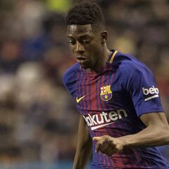 Dembelé, obsesionado en Lleida con el estado de sus isquios