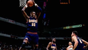 Dikembe Mutombo, un referente de los Nuggets de los 90.